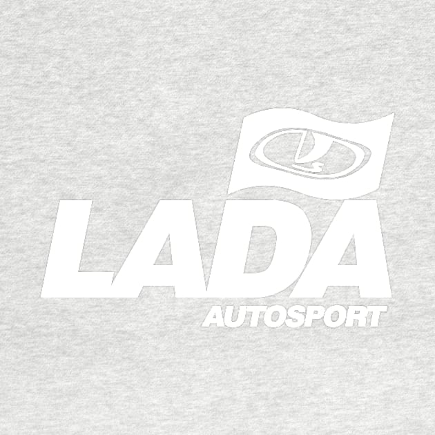 Lada Autosport with flag logo (white) by GetThatCar